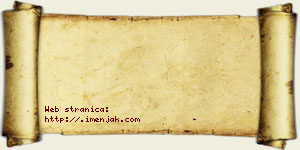 Nadja Michaud vizit kartica